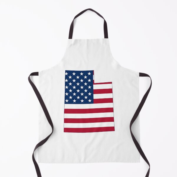 Item preview, Utah Stars & Stripes State Silhouette – Distressed Americana designed and sold by Paper Drip.