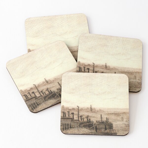 Item preview, Vincent Van Gogh - View Of Paris, With The Hôtel De Ville And The Tour-saint-jacques designed and sold by st1art.