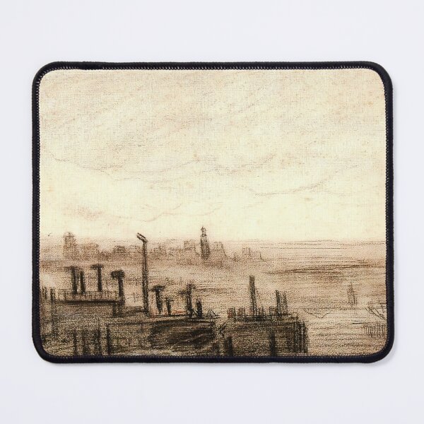 Item preview, Vincent Van Gogh - View Of Paris, With The Hôtel De Ville And The Tour-saint-jacques designed and sold by st1art.
