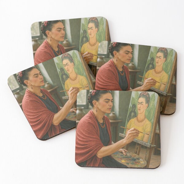 Item preview, Frida Kahlo at Work in Her Studio  designed and sold by Halifaxartguy.