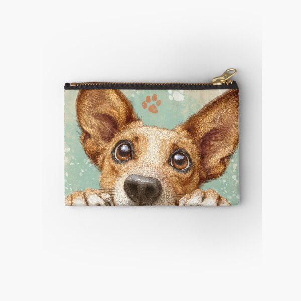 Item preview, Carolina Dog Peeking over Wall 01 designed and sold by Elisabeth Lucas.