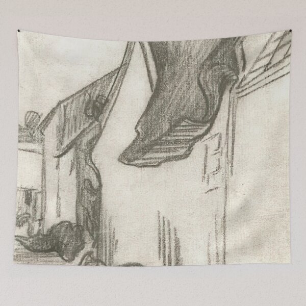 Item preview, Vincent Van Gogh - Village Street, Sketch designed and sold by st1art.