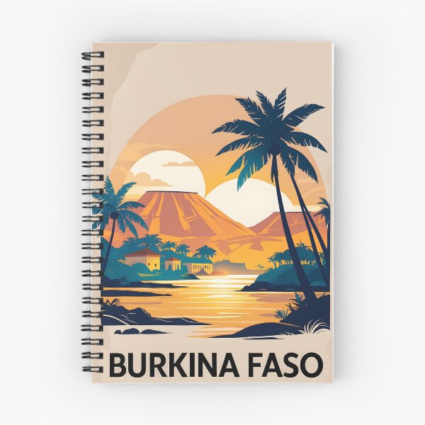 Item preview, Burkina Faso Retro Vintage Travel Design designed and sold by TravelersGems.