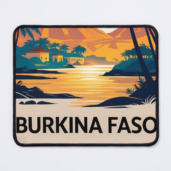 Item preview, Burkina Faso Retro Vintage Travel Design designed and sold by TravelersGems.