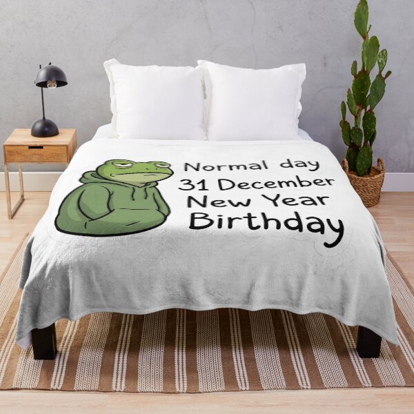 Item preview, Normal Day 31 December New Year Birthday Frog designed and sold by MukuMint.