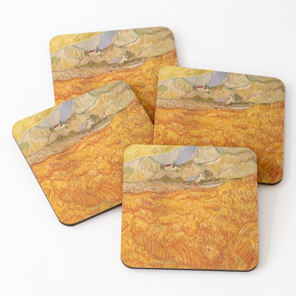 Item preview, Vincent Van Gogh - Wheat Field Behind Saint Paul Hospital With A Reaper designed and sold by st1art.