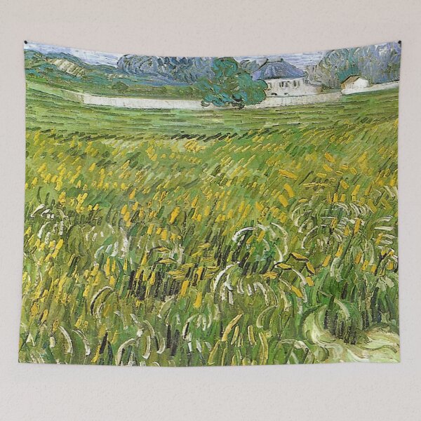 Item preview, Vincent Van Gogh - Wheat Field At Auvers With White House designed and sold by st1art.