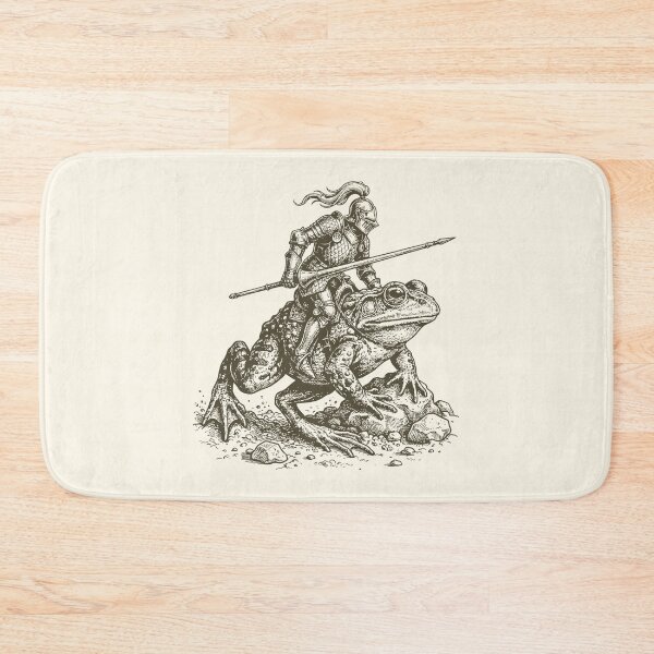 Item preview, Medieval Knight Big Frog Rider Vintage Creepy  designed and sold by Y-Vibes.