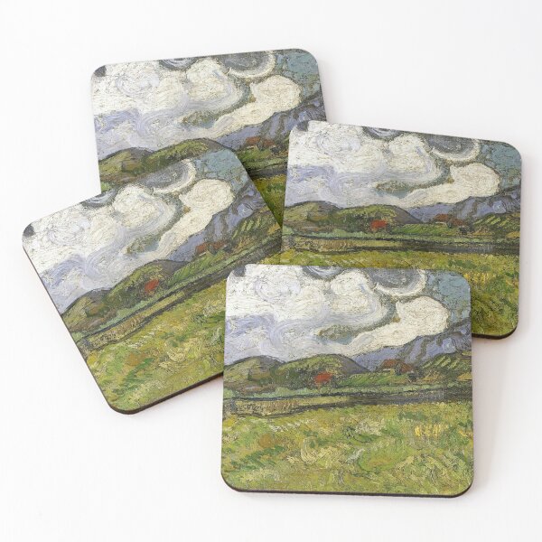 Item preview, Vincent Van Gogh - Wheat Field Behind Saint-paul Hospital With A Reaper designed and sold by st1art.