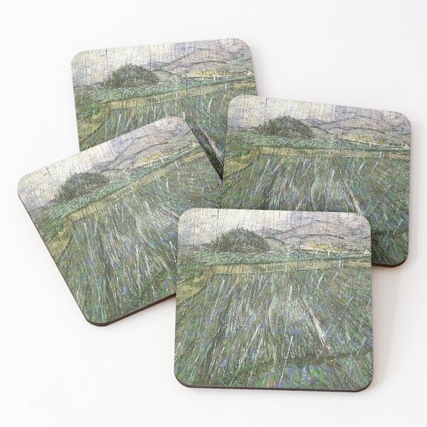 Item preview, Vincent Van Gogh - Wheat Field In Rain designed and sold by st1art.