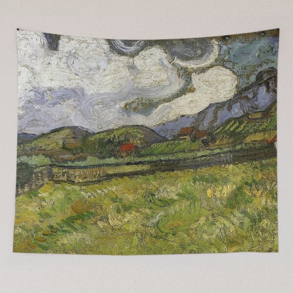 Item preview, Vincent Van Gogh - Wheat Field Behind Saint-paul Hospital With A Reaper designed and sold by st1art.