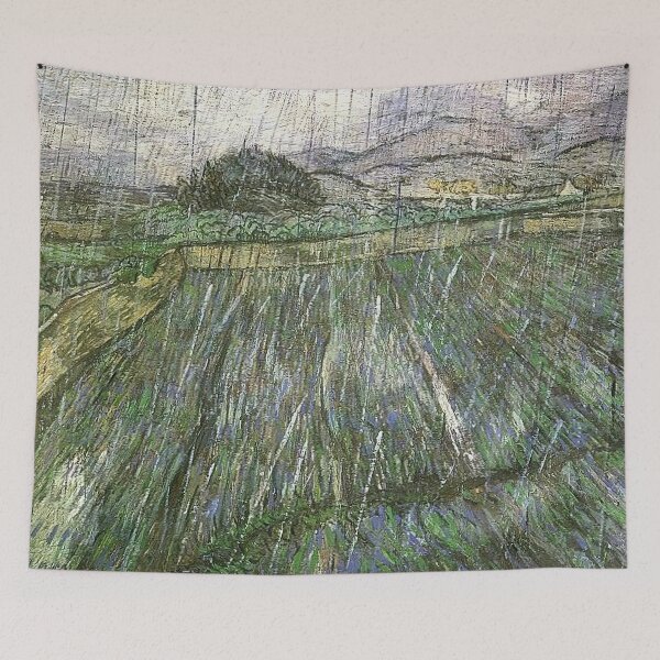 Item preview, Vincent Van Gogh - Wheat Field In Rain designed and sold by st1art.
