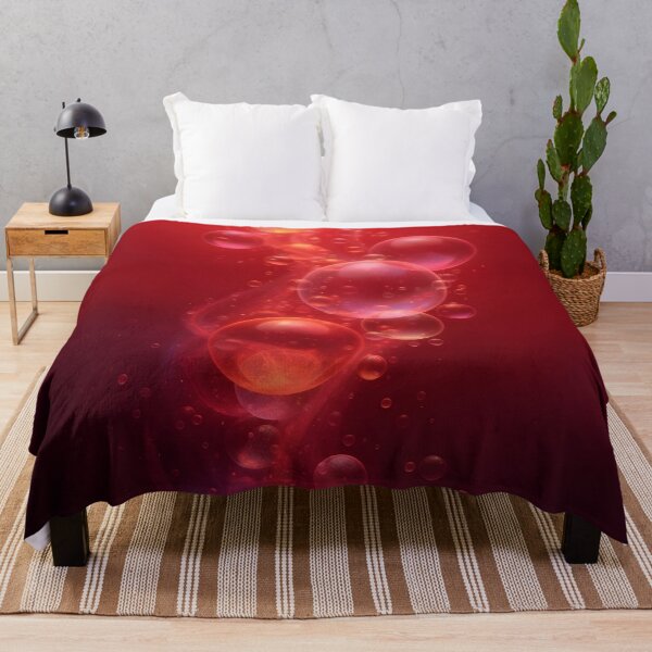 Item preview, The abstract nature of red bubbles designed and sold by Marcu Ioachim.