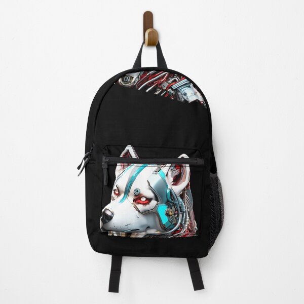 Item preview, Cybernetic Siberian Husky – Futuristic Robotic Animal Art designed and sold by Naturalite19.