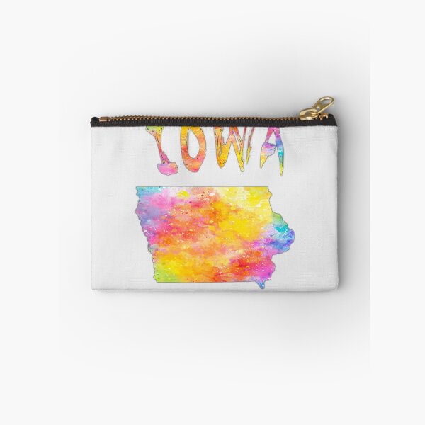 Item preview, Iowa State Pride - Vibrant Artistic Watercolor Silhouette designed and sold by mashmosh.