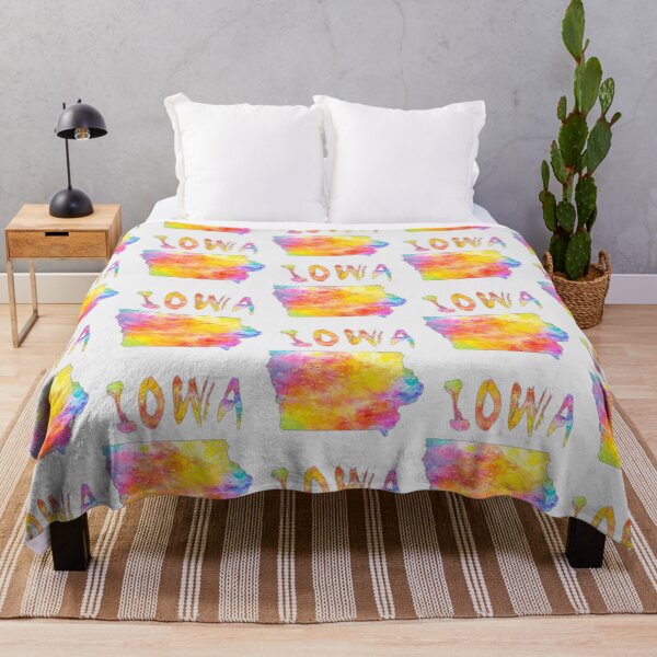 Item preview, Iowa State Pride - Vibrant Artistic Watercolor Silhouette designed and sold by mashmosh.