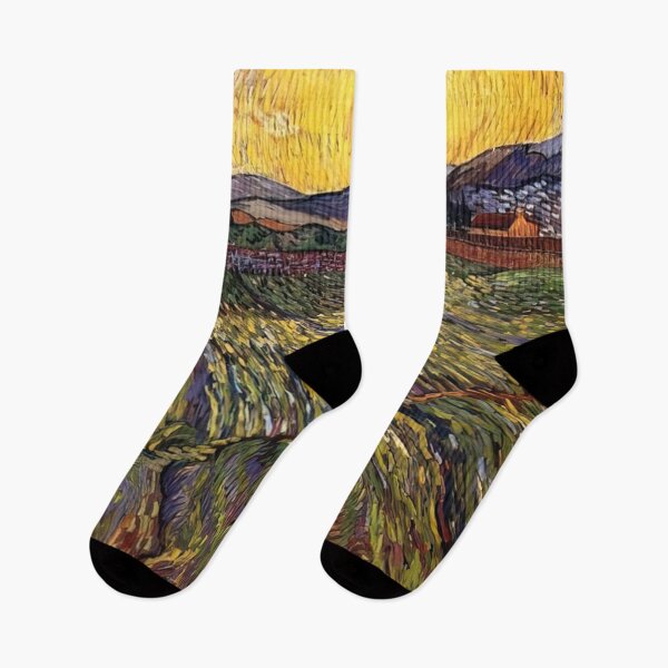 Item preview, Vincent Van Gogh - Wheat Field With Rising Sun designed and sold by st1art.