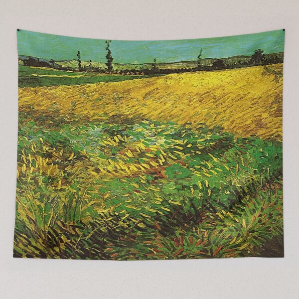 Item preview, Vincent Van Gogh - Wheat Field With The Alpilles Foothills In The Background designed and sold by st1art.