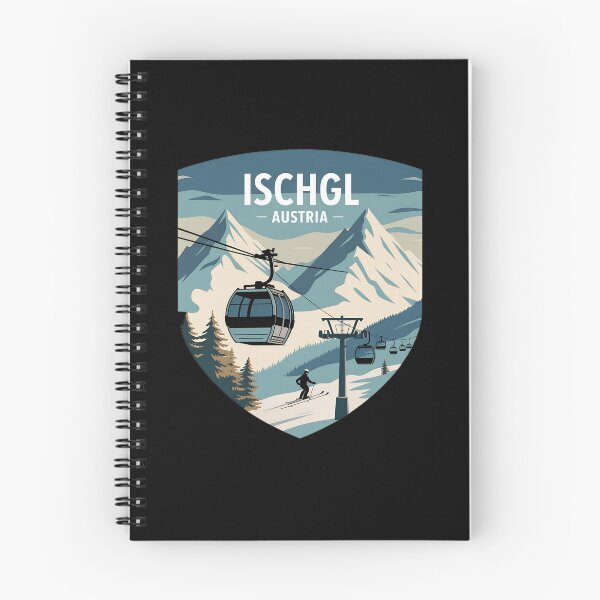 Item preview, Ischgl Austria Ski Scene – Vintage Winter Travel Poster | Skiing & Snowboard  designed and sold by VividOrganica.