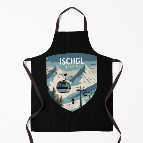 Item preview, Ischgl Austria Ski Scene – Vintage Winter Travel Poster | Skiing & Snowboard  designed and sold by VividOrganica.