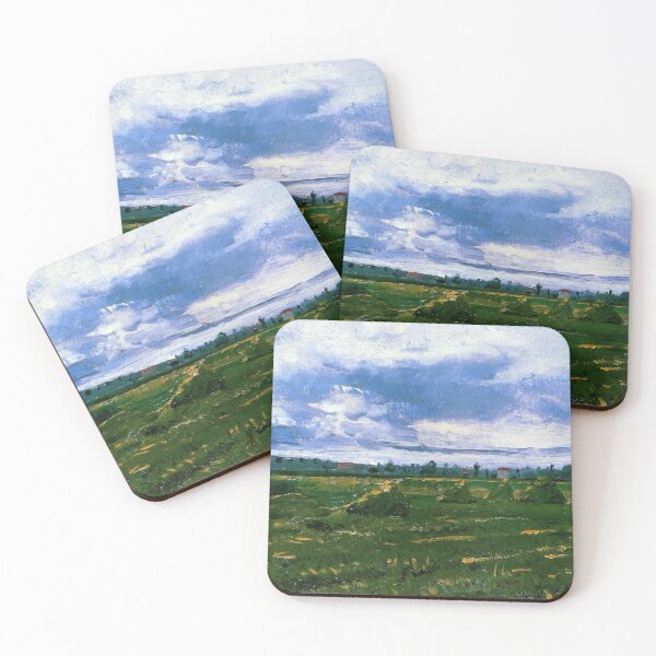 Item preview, Vincent Van Gogh - Wheat Fields With Stacks designed and sold by st1art.