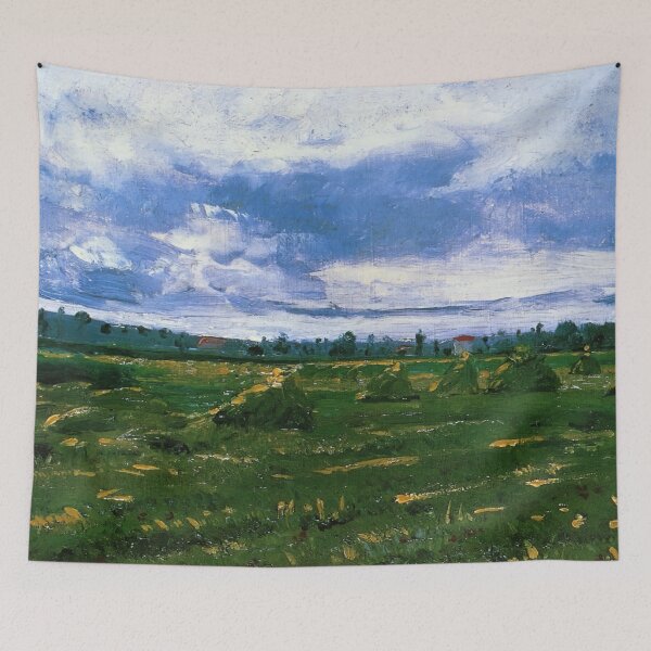 Item preview, Vincent Van Gogh - Wheat Fields With Stacks designed and sold by st1art.