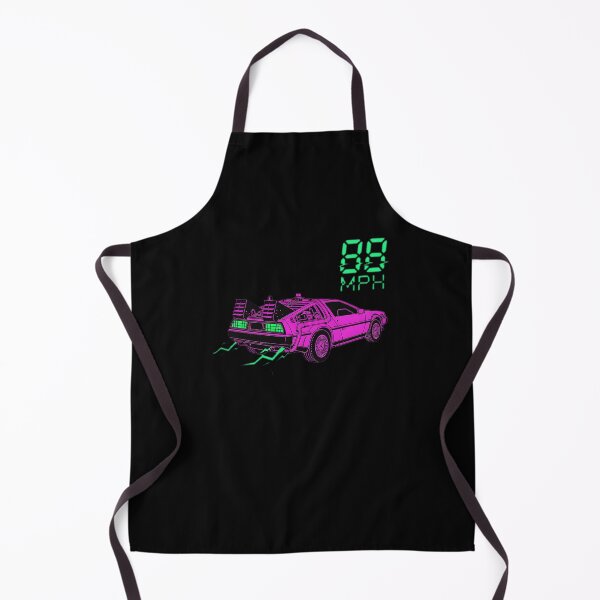 Item preview, Neon Pink 88 MPH Time Machine Synthwave 80s Retro Car designed and sold by Off-Road-Zone.