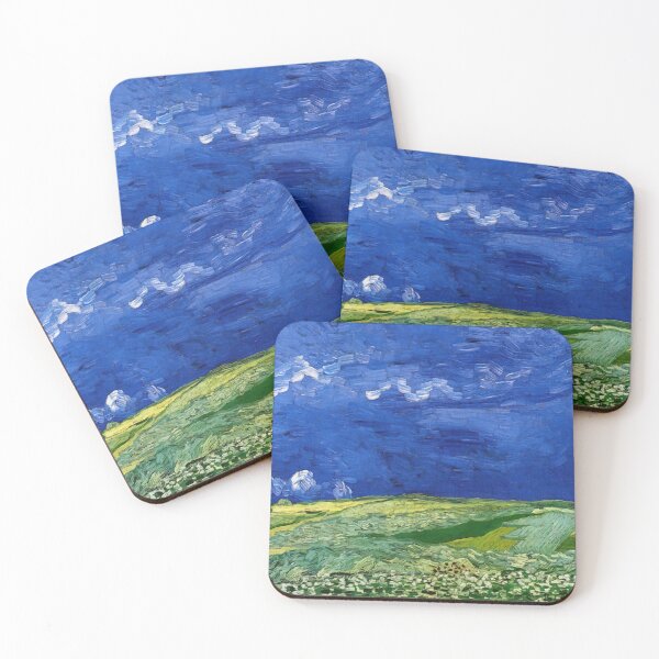 Item preview, Vincent Van Gogh - Wheatfields Under Thunderclouds designed and sold by st1art.