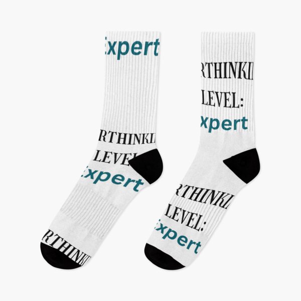 Item preview, Overthinking Level Expert Sarcastic Quote  designed and sold by Haevora.
