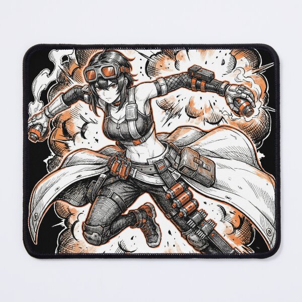 Item preview, Grace Howard Zenless Zone Zero ZZZ Belobog Heavy Industries Electric Anomaly Engineer Gadgets Drones Zap Traps White Hair Fan Art Portrait Poster T-Shirt Sticker Gift designed and sold by Senpaiwaves.