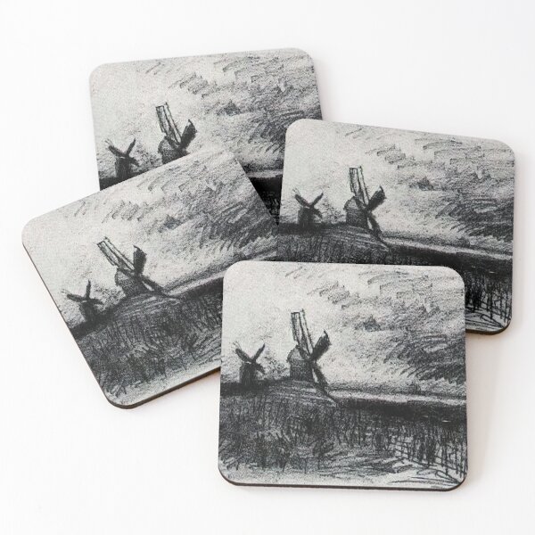 Item preview, Vincent Van Gogh - Windmills At Montmartre designed and sold by st1art.