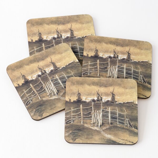 Item preview, Vincent Van Gogh - Windmils At Dordrecht designed and sold by st1art.