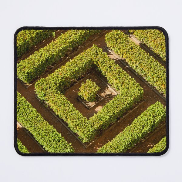 Item preview, Elegant Green Garden Maze Aerial View designed and sold by Clavivs.