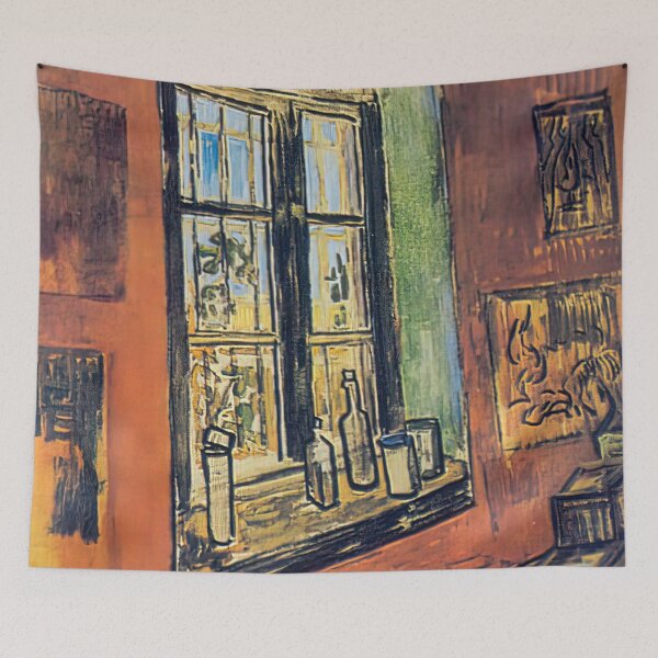 Item preview, Vincent Van Gogh - Window Of Vincent's Studio At The Asylum designed and sold by st1art.