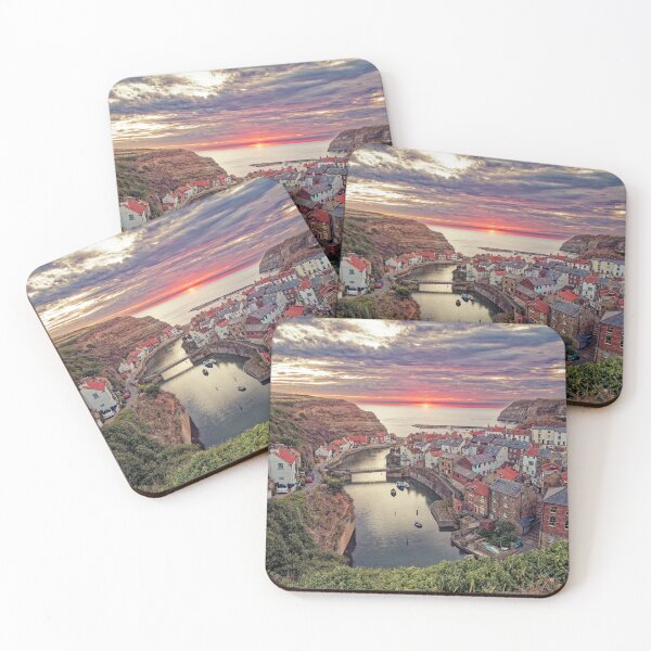 Item preview, Sunrise at Staithes designed and sold by Vinsta360.