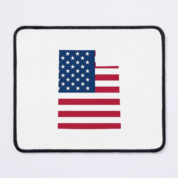 Item preview, Utah Stars & Stripes State Silhouette – Distressed Americana designed and sold by Paper Drip.