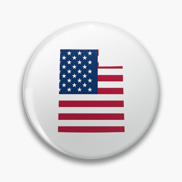 Item preview, Utah Stars & Stripes State Silhouette – Distressed Americana designed and sold by Paper Drip.