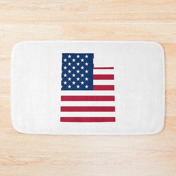 Item preview, Utah Stars & Stripes State Silhouette – Distressed Americana designed and sold by Paper Drip.