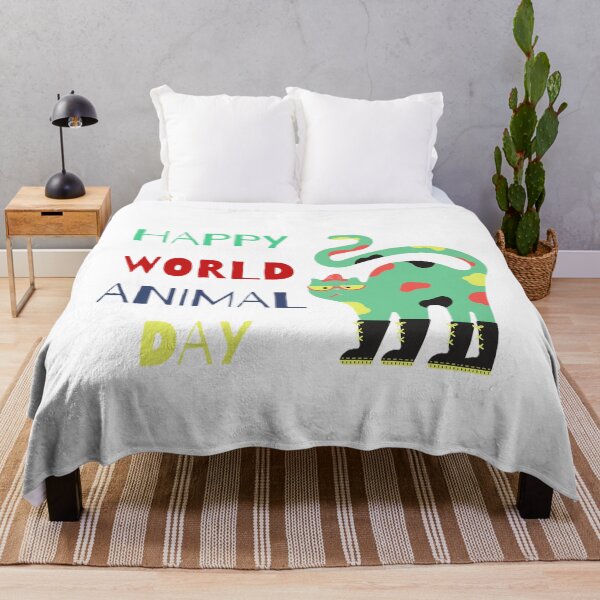 Item preview, HAPPY WORLD ANIMAL DAY designed and sold by MYTHICAL ME.