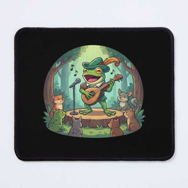 Item preview, Frog Bard Musician Woodland Animal Concert designed and sold by k3rstman1.