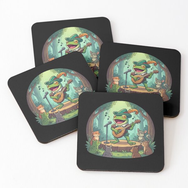 Item preview, Frog Bard Musician Woodland Animal Concert designed and sold by k3rstman1.