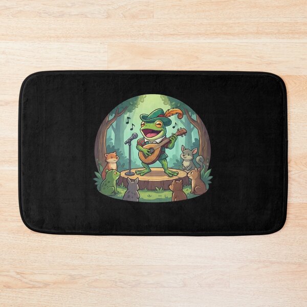 Item preview, Frog Bard Musician Woodland Animal Concert designed and sold by k3rstman1.