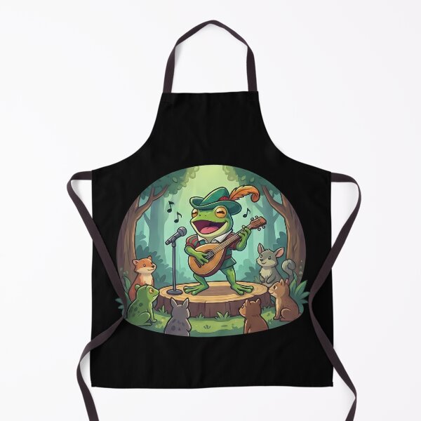 Item preview, Frog Bard Musician Woodland Animal Concert designed and sold by k3rstman1.