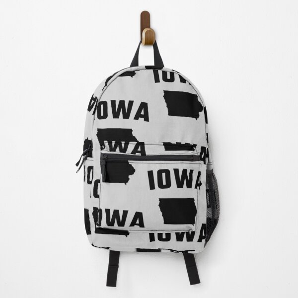 Item preview, Iowa State Pride - Minimalist Black Map Silhouette designed and sold by mashmosh.