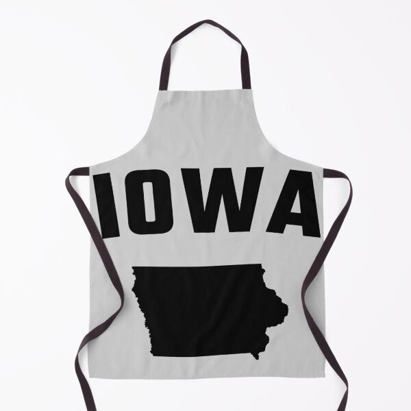 Item preview, Iowa State Pride - Minimalist Black Map Silhouette designed and sold by mashmosh.