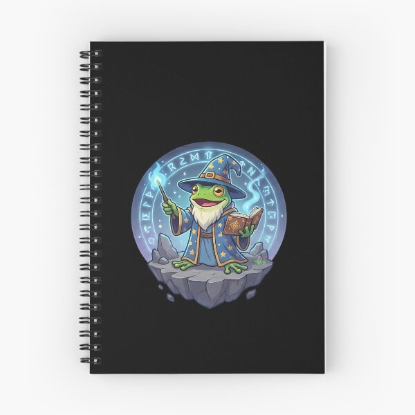Item preview, Cute Frog Wizard Magic Spellcaster Fantasy designed and sold by k3rstman1.