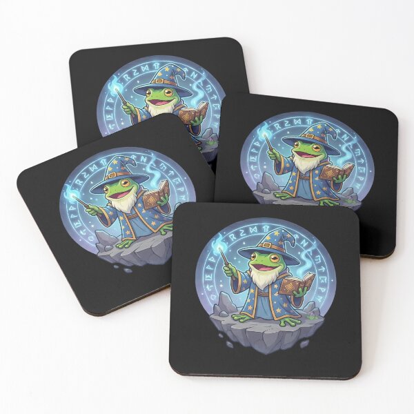 Item preview, Cute Frog Wizard Magic Spellcaster Fantasy designed and sold by k3rstman1.