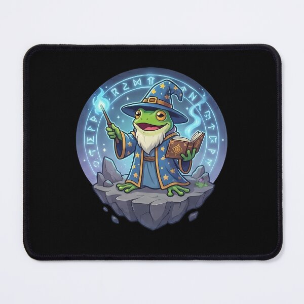 Item preview, Cute Frog Wizard Magic Spellcaster Fantasy designed and sold by k3rstman1.