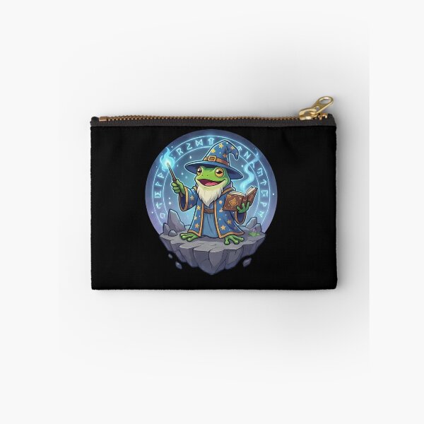 Item preview, Cute Frog Wizard Magic Spellcaster Fantasy designed and sold by k3rstman1.