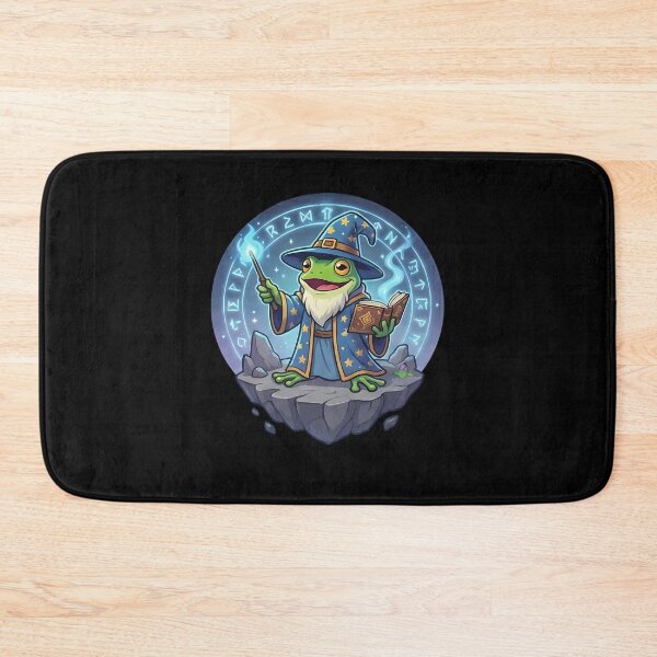 Item preview, Cute Frog Wizard Magic Spellcaster Fantasy designed and sold by k3rstman1.